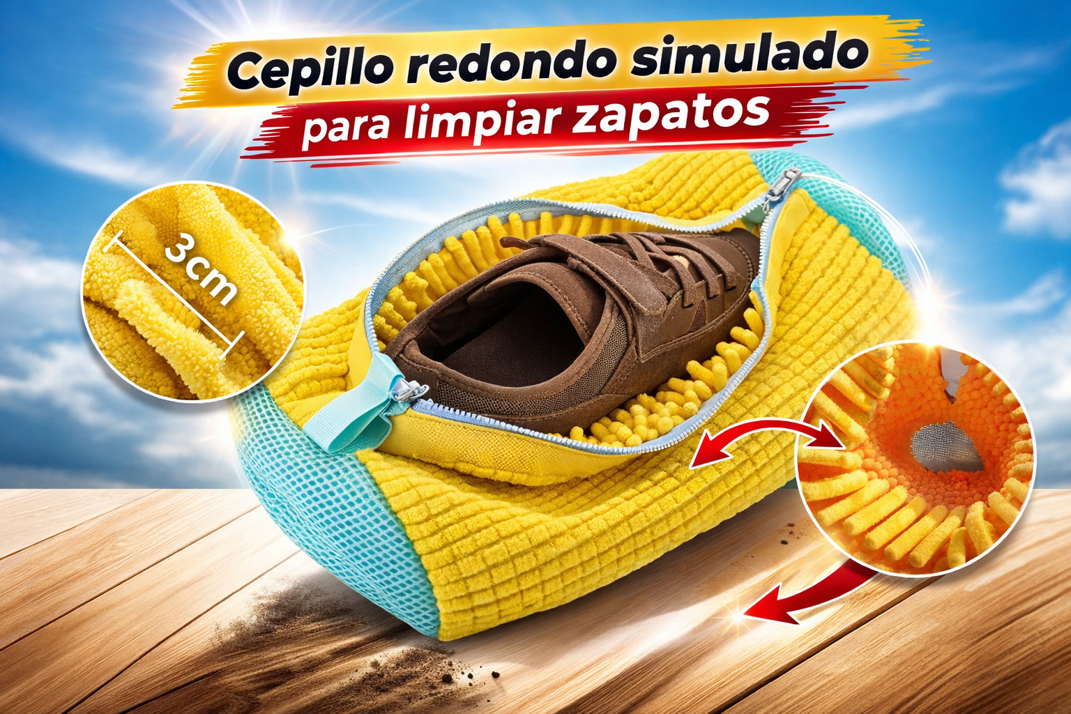 Bolsa Reutilizable para Lavar Zapatos – Apta para Todos los Tipos y Tamaños