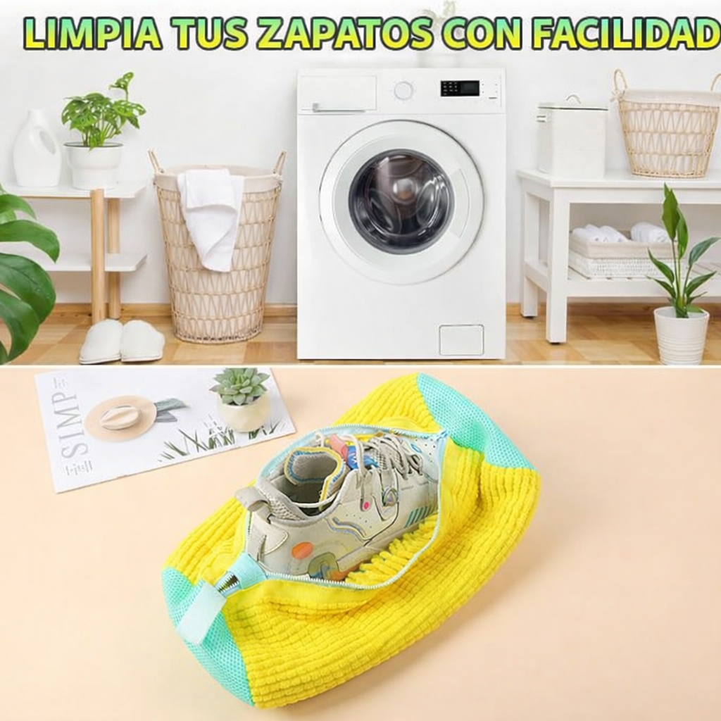 Bolsa Reutilizable para Lavar Zapatos – Apta para Todos los Tipos y Tamaños