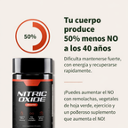 Suplemento Potenciador Natural de Energía y Rendimiento - Nitric Oxide Booster