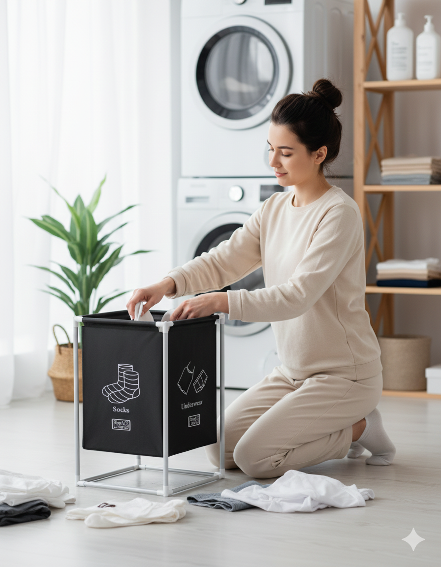 Cesto de lavandería